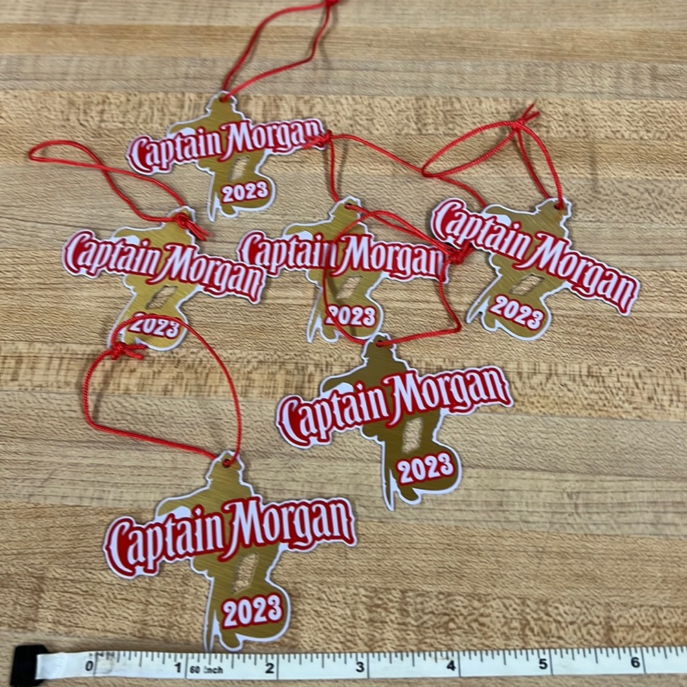 New 6 Captain Morgan Christmas Ornament
